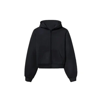 Humane Blanks 'Black' Zip-Up Hoodie