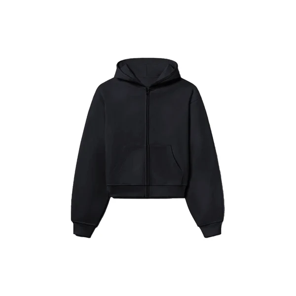 Humane Blanks 'Black' Zip-Up Hoodie Humane Blanks 'Black' Zip-Up Hoodie