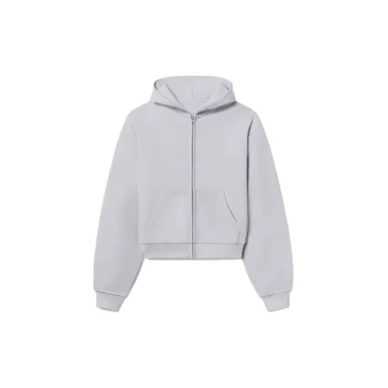 'Cool gray' Zip-Up Hoodie